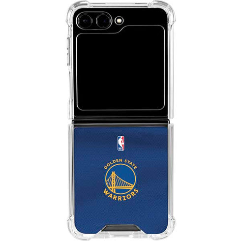 NBA Golden State Warriors Jersey Galaxy Z Flip6 Clear Case